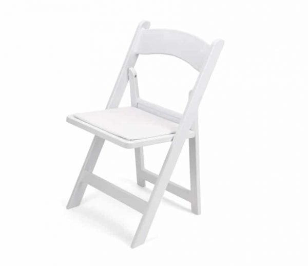 White Resin Chair Rentals