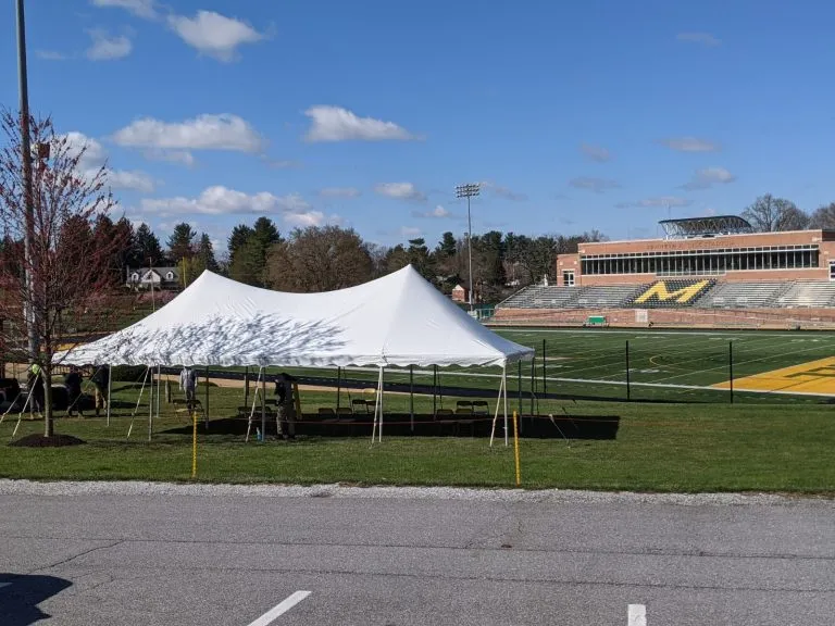 Tents For Rent At McDaniel College