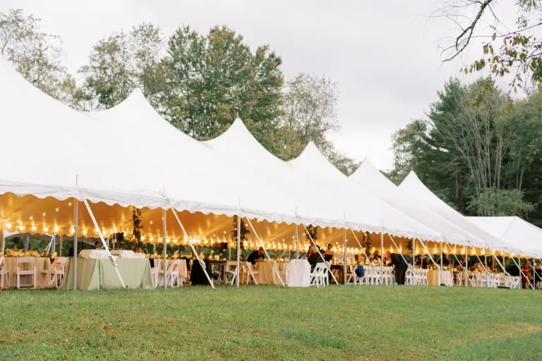 Large Outdoor Wedding Tent Rental