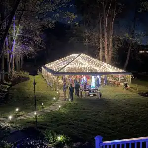 Clear Top Frame Tent